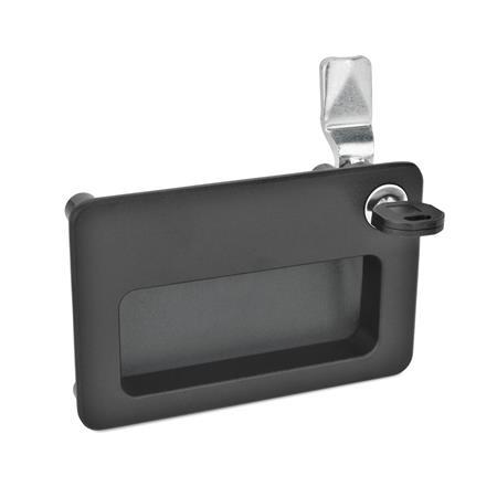 Otto Ganter Latch with Gripping Tray Lockable, GN 115.10